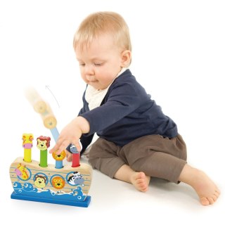 Viga Toys VIGA Drewniane Skaczące Zwierzątka Arka Noego