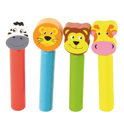 Viga Toys VIGA Drewniane Skaczące Zwierzątka Arka Noego