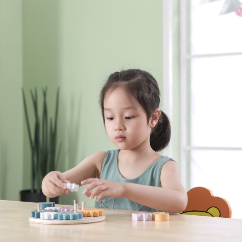 Viga Toys VIGA PolarB Drewniane Koła Zębate ze zwierzątkami
