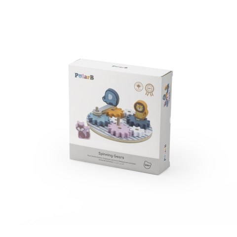 Viga Toys VIGA PolarB Drewniane Koła Zębate ze zwierzątkami