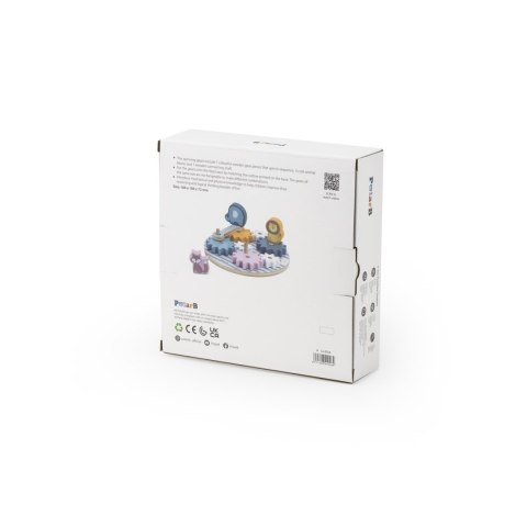 Viga Toys VIGA PolarB Drewniane Koła Zębate ze zwierzątkami