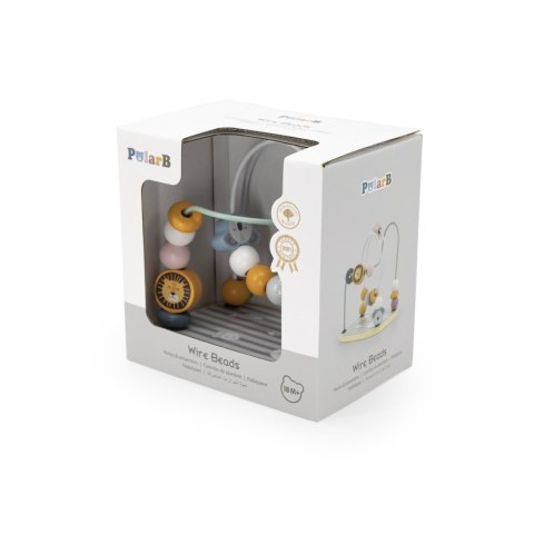 Viga Toys VIGA PolarB Drewniany Labirynt Przeplatanka Edukacyjna Montessori