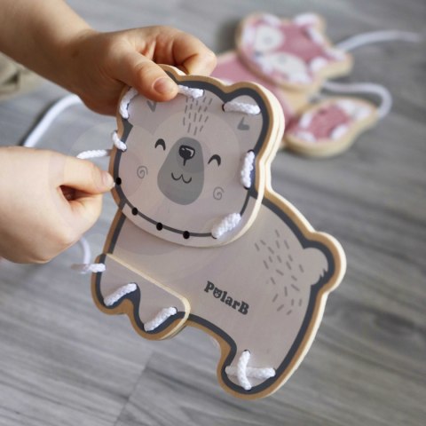 Viga Toys VIGA PolarB Przeplatanka Sznurowanka Zwierzęta
