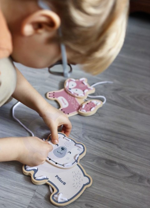 Viga Toys VIGA PolarB Przeplatanka Sznurowanka Zwierzęta
