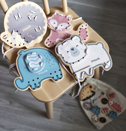 Viga Toys VIGA PolarB Przeplatanka Sznurowanka Zwierzęta