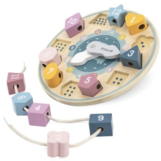 Viga Toys VIGA PolarB Sorter Kształtów Zegar nawlekanka Montessori