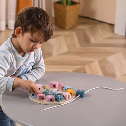 Viga Toys VIGA PolarB Sorter Kształtów Zegar nawlekanka Montessori