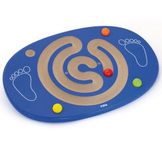 Viga Toys VIGA Sensoryczna Drewniana Deska do balansowania z labiryntem