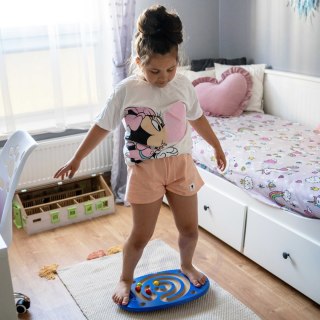 Viga Toys VIGA Sensoryczna Drewniana Deska do balansowania z labiryntem