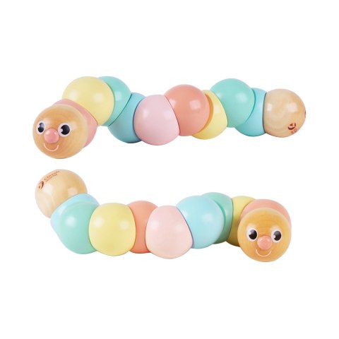 Classic World CLASSIC WORLD Drewniana Gąsienica Kolorowa do Zginania i Skręcania