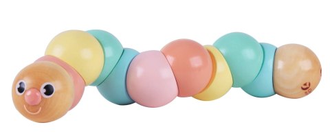 Classic World CLASSIC WORLD Drewniana Gąsienica Kolorowa do Zginania i Skręcania