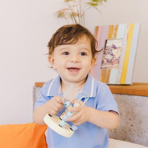 Classic World CLASSIC WORLD Pętla Motoryczna Logiczna Przeplatanka Edukacyjna Labirynt dla Dzieci 1 szt.