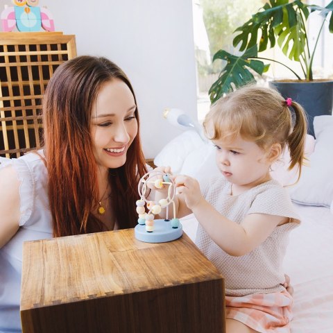 Classic World CLASSIC WORLD Pętla Motoryczna Logiczna Przeplatanka Edukacyjna Labirynt dla Dzieci 1 szt.