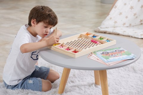 Viga Toys VIGA Drewniana Gra Kulki Złap i Dopasuj Układanka Montessori