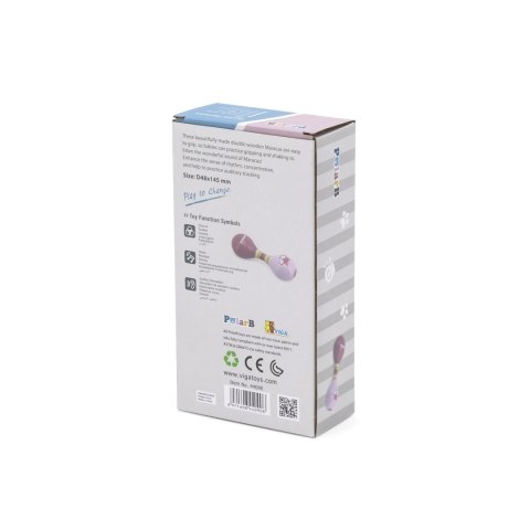 Viga Toys VIGA PolarB Marakas Instrument Muzyczny dla Dzieci Grzechotka