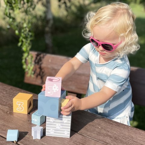 Viga Toys VIGA PolarB Piramidka Układanka edukacyjna Sorter Kostki Klocki