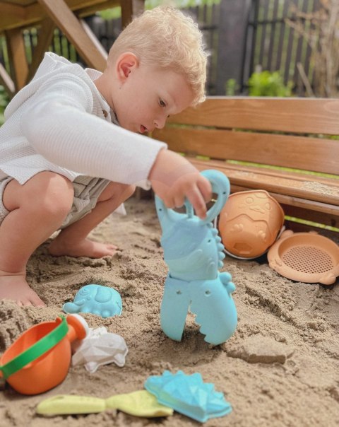 Woopie Let's Go Green WOOPIE GREEN Krokodyl Łopatka Zbierak do Piasku i Wody Niebieska BIODEGRADOWALNY ORGANICZNY MATERIAŁ