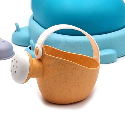 Woopie Let's Go Green WOOPIE GREEN Zestaw 2w1 do Piasku i Wanny Żółwik Niebieski 8 el. BIODEGRADOWALNY ORGANICZNY MATERIAŁ