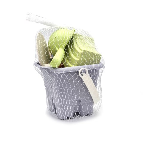 Woopie Let's Go Green WOOPIE GREEN Zestaw do Piasku w Wiaderku Wieża 8 el. BIODEGRADOWALNY ORGANICZNY MATERIAŁ