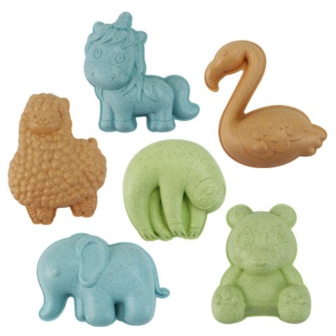 Woopie Let's Go Green WOOPIE GREEN Zestaw do Piasku z Kołowrotkiem i Konewką 10 el. BIODEGRADOWALNY ORGANICZNY MATERIAŁ