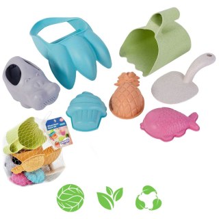 Woopie Let's Go Green WOOPIE GREEN Zestaw do Piasku z Pazurami 7 el. BIODEGRADOWALNY ORGANICZNY MATERIAŁ