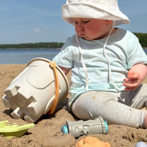 Woopie Let's Go Green WOOPIE GREEN Zestaw do Piasku z Wiaderkiem i Samochodzikiem 10 el. BIODEGRADOWALNY ORGANICZNY MATERIAŁ