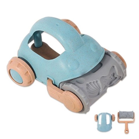 Woopie Let's Go Green WOOPIE GREEN Zestaw do Piasku z Wiaderkiem i Samochodzikiem 10 el. BIODEGRADOWALNY ORGANICZNY MATERIAŁ