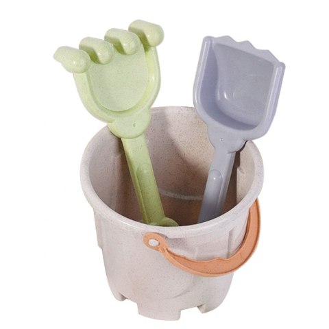 Woopie Let's Go Green WOOPIE GREEN Zestaw do Piasku z Wiaderkiem i Samochodzikiem 10 el. BIODEGRADOWALNY ORGANICZNY MATERIAŁ