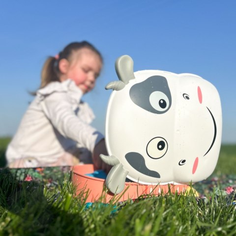 Woopie WOOPIE Zestaw do Piasku 3w1 Walizka Krówka + Zabawka Wodna