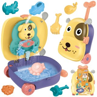 Woopie WOOPIE Zestaw do Piasku 3w1 Walizka Piesek + Zabawka Wodna