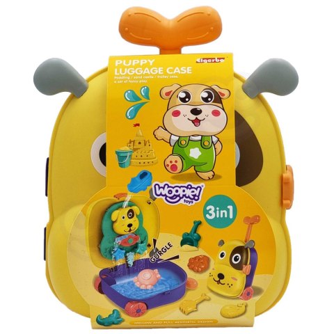 Woopie WOOPIE Zestaw do Piasku 3w1 Walizka Piesek + Zabawka Wodna