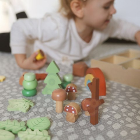 Tooky Toy TOOKY TOY Zestaw Leśny Układanka w Stosy Klocki Figurki Tooky Toy TOOKY TOY Zestaw Leśny Układanka w Stosy Klocki Figurki