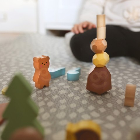Tooky Toy TOOKY TOY Zestaw Leśny Układanka w Stosy Klocki Figurki Tooky Toy TOOKY TOY Zestaw Leśny Układanka w Stosy Klocki Figurki