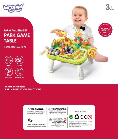 Woopie Baby WOOPIE BABY Interaktywny Multistolik Edukacyjny 8w1 Montessori