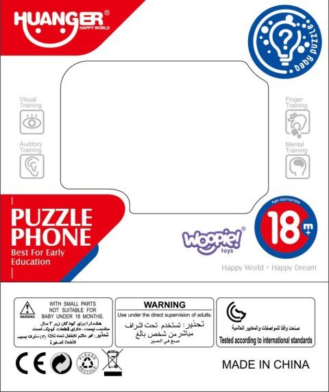 Woopie Baby WOOPIE BABY Telefonik Interaktywny Komórka z Dźwiękami