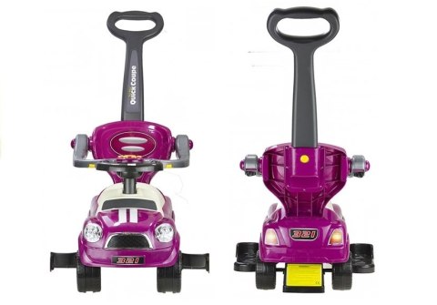 Jeździk Pchacz MERCEDES SLS AMG Auto Dla Dziecka Fioletowy Dźwięki