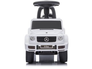 Jeździk Mercedes G-Class 652 Biały Dźwięk Klaksonu Silnika
