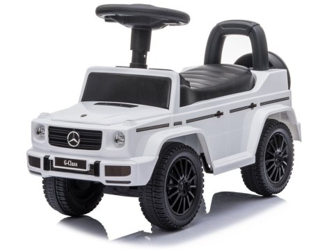 Jeździk Mercedes G-Class 652 Biały Dźwięk Klaksonu Silnika Jeździk Mercedes G-Class 652 Biały Dźwięk Klaksonu Silnika