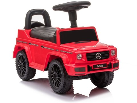 Jeździk Mercedes G-Class 652 Czerwony Dźwięk Klaksonu Silnika Jeździk Mercedes G-Class 652 Czerwony Dźwięk Klaksonu Silnika