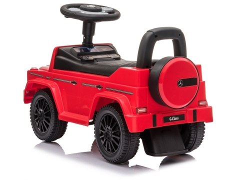 Jeździk Mercedes G-Class 652 Czerwony Dźwięk Klaksonu Silnika Jeździk Mercedes G-Class 652 Czerwony Dźwięk Klaksonu Silnika