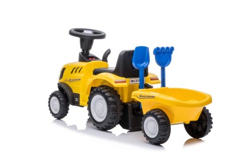Jeździk Traktor New Holland 658T Żółty Jeździk Traktor New Holland 658T Żółty