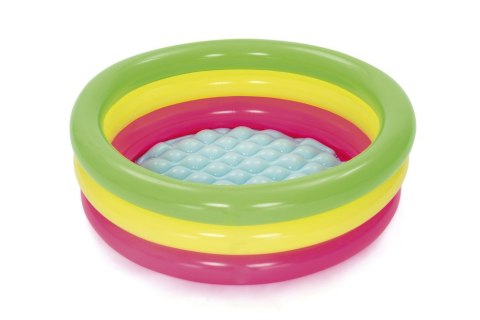 Dmuchany Basenik Tęczowy 70 cm x 24 cm Bestway 51128 Dmuchany Basenik Tęczowy 70 cm x 24 cm Bestway 51128