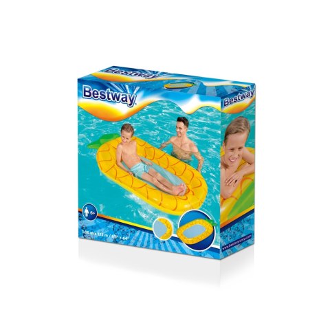 Dmuchany Materac z Siatką Ananas 186 x 112 cm Bestway 43644 Dmuchany Materac z Siatką Ananas 186 x 112 cm Bestway 43644
