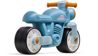 Falk Jeździk Biegowy Ciche Koła Motor Retro Niebieski 1+