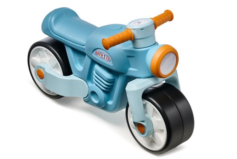 Falk Jeździk Biegowy Ciche Koła Motor Retro Niebieski 1+