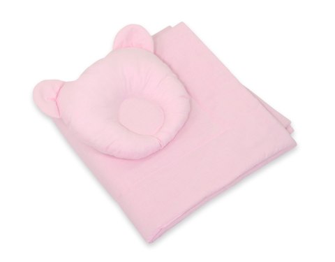 Pościel dla niemowląt z wypełnieniem kołderka i poduszka Miś - zestaw 2cz. - różowy My Sweet Baby Pościel dla niemowląt z wypełnieniem kołderka i poduszka Miś - zestaw 2cz. - różowy My Sweet Baby