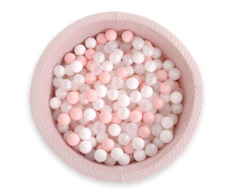 Suchy basen minky H-40 cm z piłkami 200szt.- brudny różowy Bobono Suchy basen minky H-40 cm z piłkami 200szt.- brudny różowy Bobono