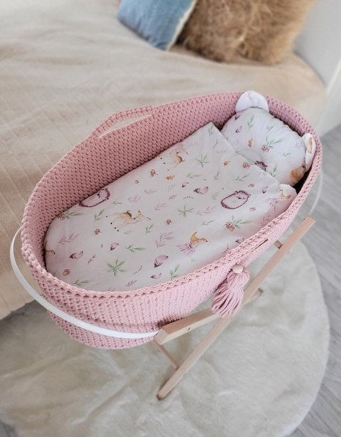 Kosz Mojżesza BOHO Handmade - pastel pink My Sweet Baby Kosz Mojżesza BOHO Handmade - pastel pink My Sweet Baby