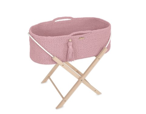 Kosz Mojżesza BOHO Handmade ze stojakiem - pastel pink My Sweet Baby Kosz Mojżesza BOHO Handmade ze stojakiem - pastel pink My Sweet Baby