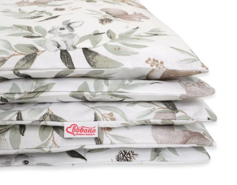Pościel dla dzieci 2-częściowa bawełniana 135x100 cm - woodland olive Bobono Pościel dla dzieci 2-częściowa bawełniana 135x100 cm - woodland olive Bobono